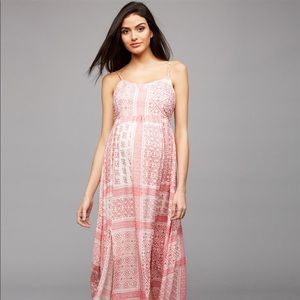 Moon + Sky Maternity textured maxi dress